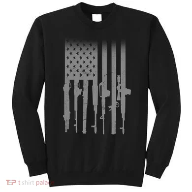 US Gun Flag Sweatshirt