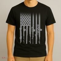 US Gun Flag T-Shirt thumb 3