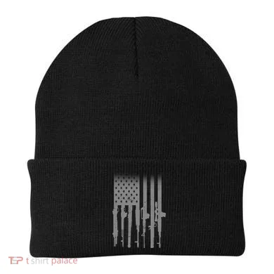 US Gun Flag Beanie