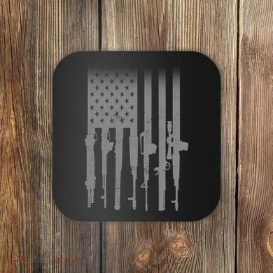US Gun Flag Coaster