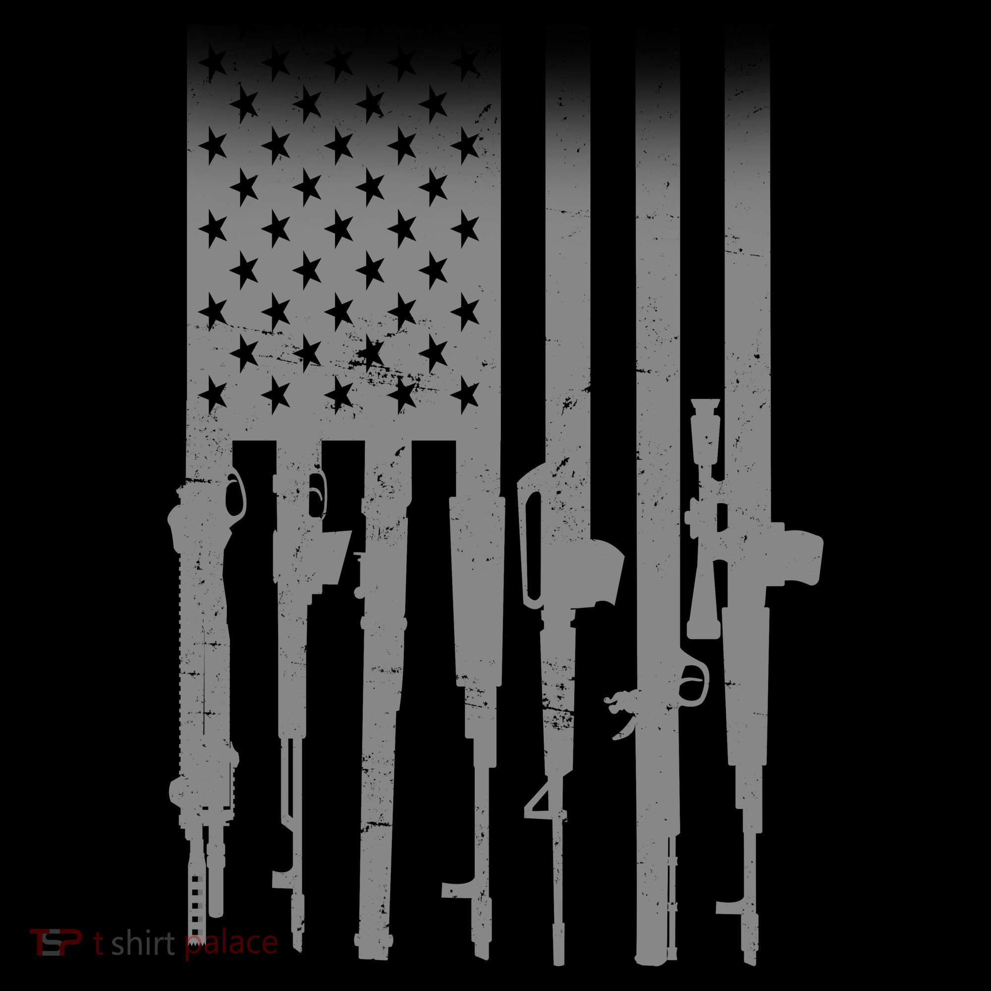 US Gun Flag Women's Hoodie