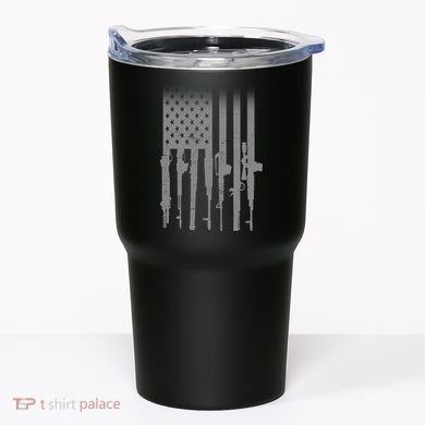 US Gun Flag Tumbler