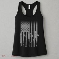 US Gun Flag Women's Tank Top thumb 3