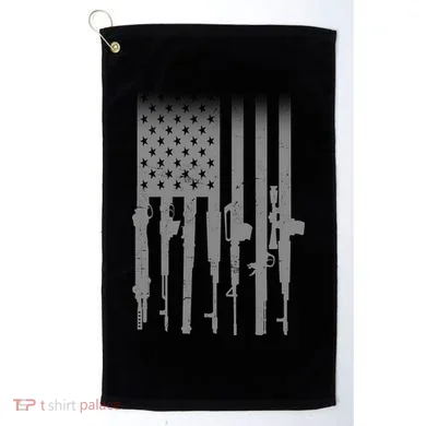 US Gun Flag Golf Towel