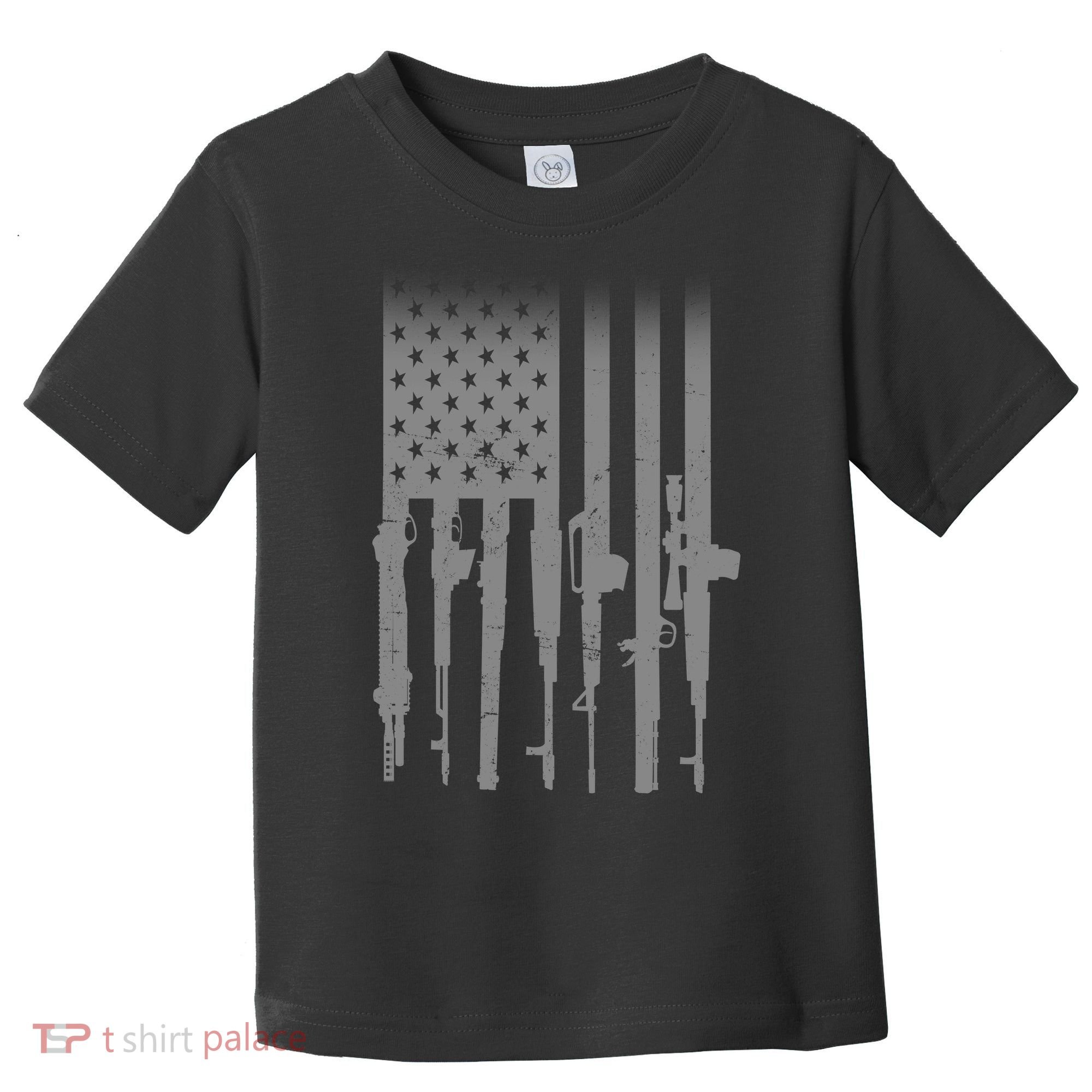 US Gun Flag Toddler T-Shirt