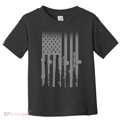 US Gun Flag Toddler T-Shirt