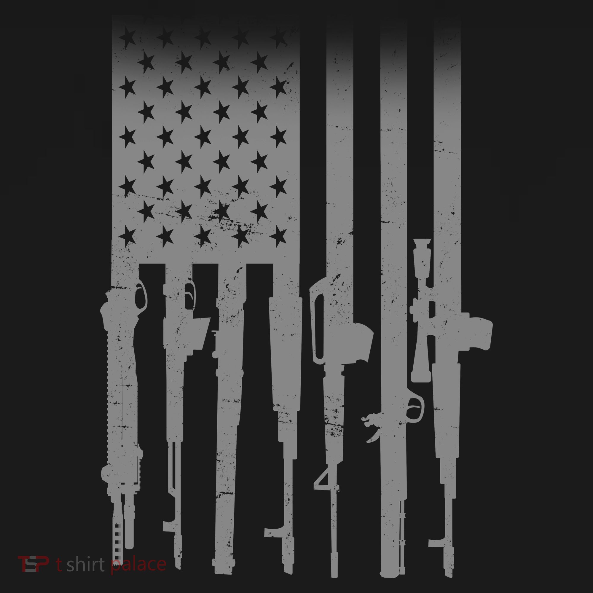 US Gun Flag Toddler T-Shirt