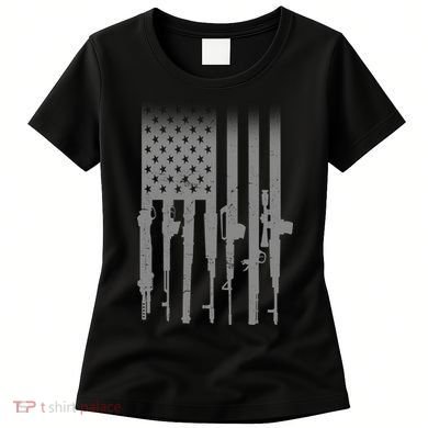 US Gun Flag Women's T-Shirt