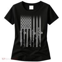 US Gun Flag Women's T-Shirt thumb 0