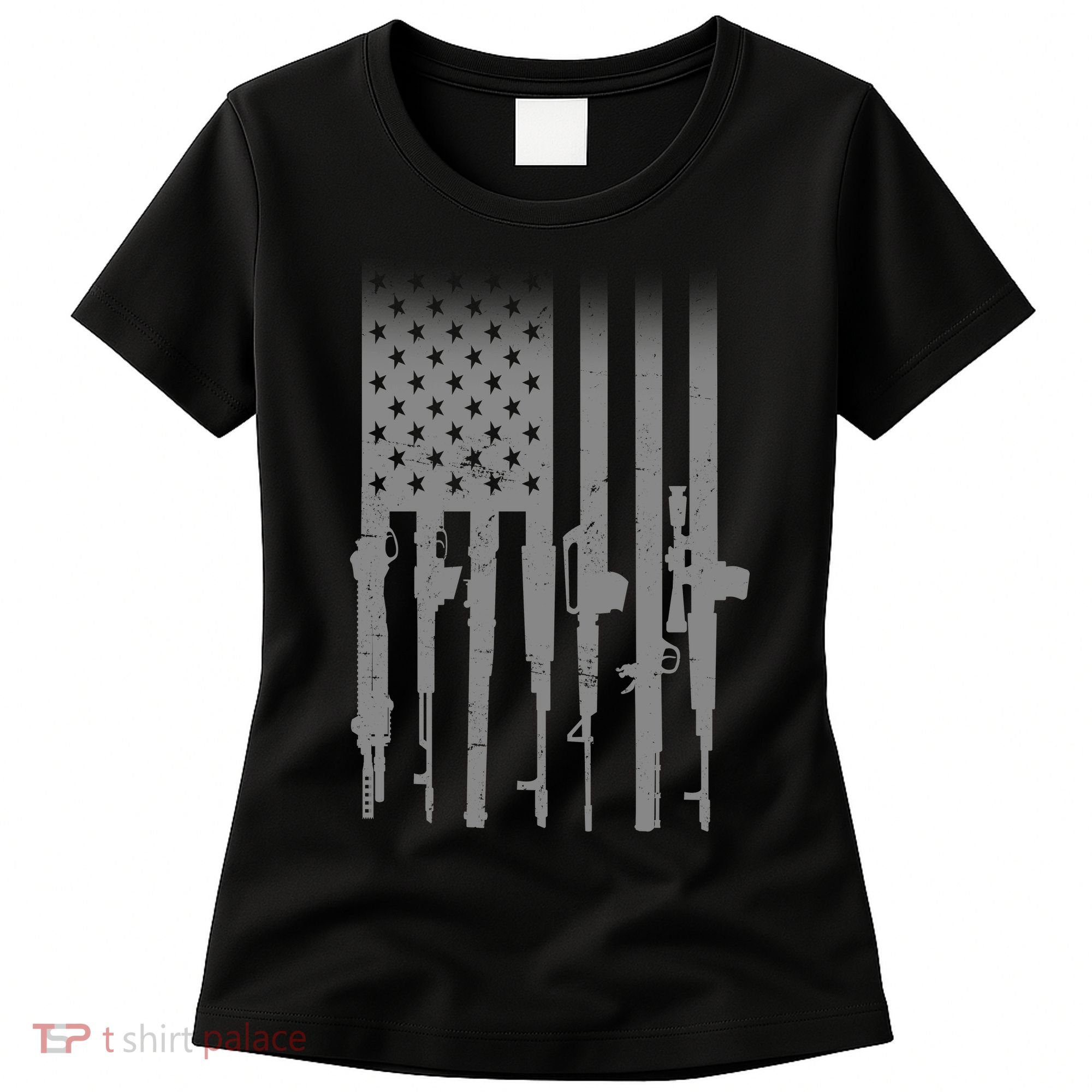 US Gun Flag Women's T-Shirt