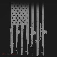 US Gun Flag Kids T-Shirt thumb 4