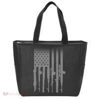 US Gun Flag Tote Bag thumb 0