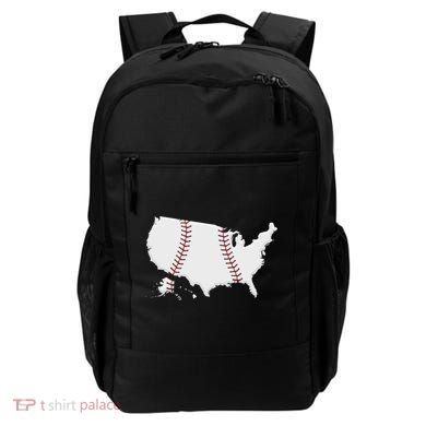 US Map American Baseball Backpack