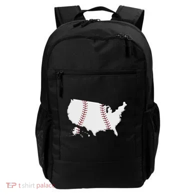US Map American Baseball Backpack