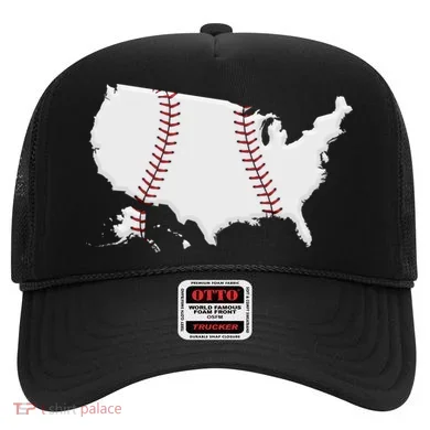 US Map American Baseball Hat