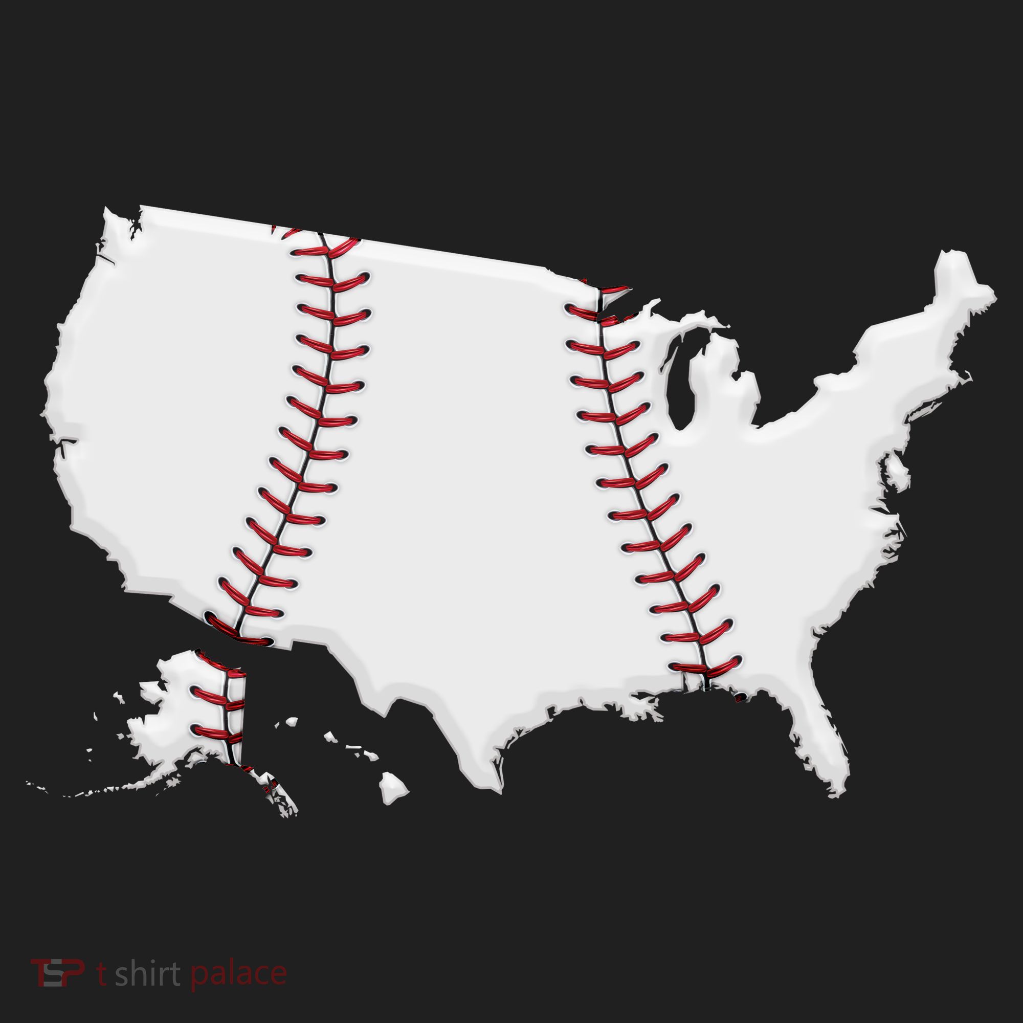 US Map American Baseball Hat