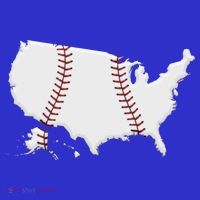 US Map American Baseball Hoodie thumb 7