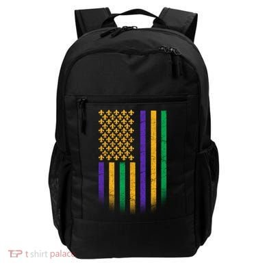 US Mardi Gras Flag Celebration Backpack
