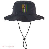 US Mardi Gras Flag Celebration Bucket Hat thumb 0