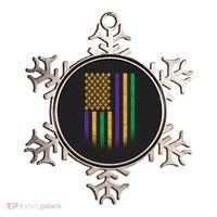 US Mardi Gras Flag Celebration Ornament thumb 0