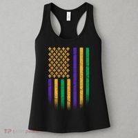 US Mardi Gras Flag Celebration Women's Tank Top thumb 3