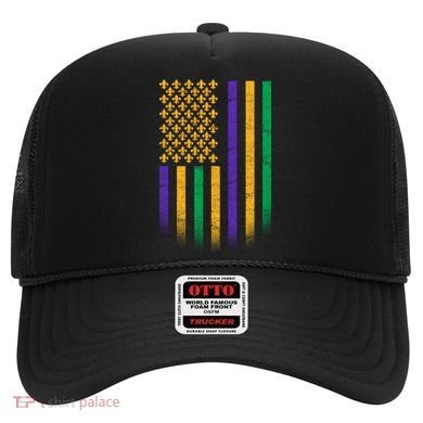 US Mardi Gras Flag Celebration Hat
