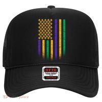 US Mardi Gras Flag Celebration Hat thumb 0