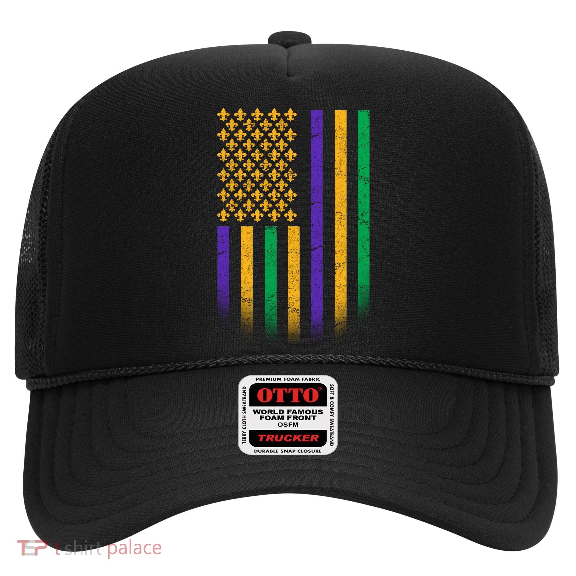 US Mardi Gras Flag Celebration Hat