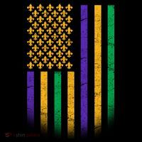 US Mardi Gras Flag Celebration Visor thumb 3