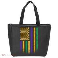 US Mardi Gras Flag Celebration Tote Bag thumb 0