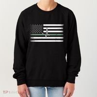 US Military Thin Line Flag Women's Sweatshirt thumb 0