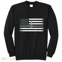 US Military Thin Line Flag Sweatshirt thumb 0