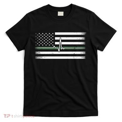 US Military Thin Line Flag T-Shirt