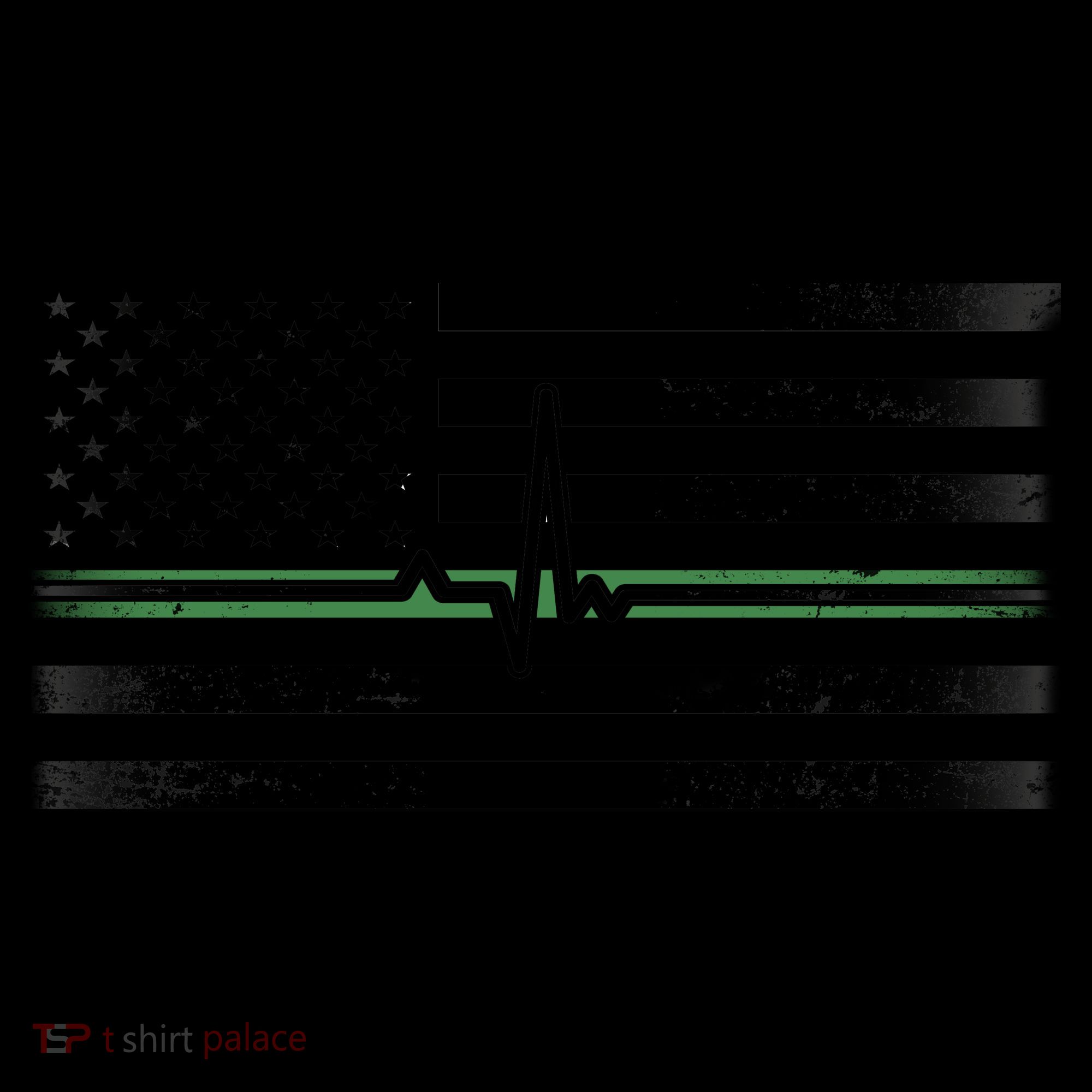 US Military Thin Line Flag Coffee Mug