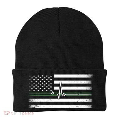 US Military Thin Line Flag Beanie