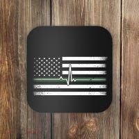 US Military Thin Line Flag Coaster thumb 0
