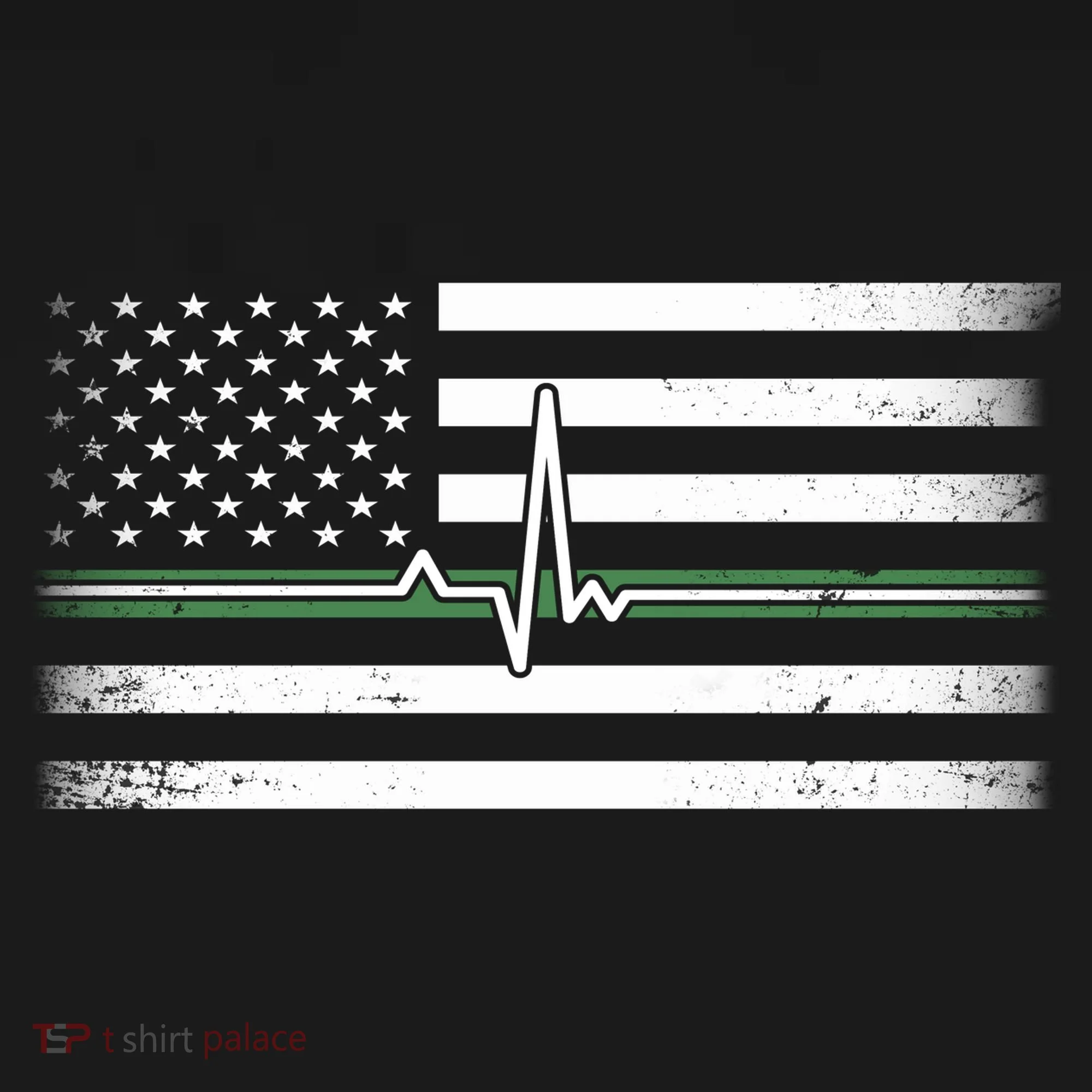 US Military Thin Line Flag Coaster