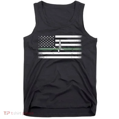 US Military Thin Line Flag Tank Top