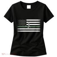 US Military Thin Line Flag Women's T-Shirt thumb 0