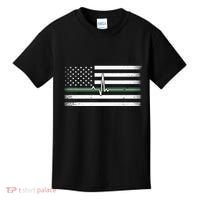 US Military Thin Line Flag Kids T-Shirt thumb 0