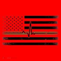 US Military Thin Line Flag Santa Hat thumb 1