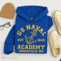 US NAVAL Est 1845 Academy Annapolis MD Hoodie thumb 4