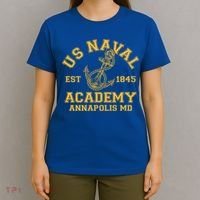 US NAVAL Est 1845 Academy Annapolis MD T-Shirt thumb 4