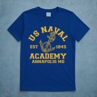 US NAVAL Est 1845 Academy Annapolis MD T-Shirt thumb 5