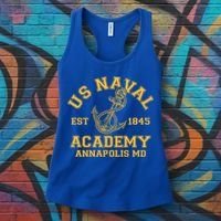 US NAVAL Est 1845 Academy Annapolis MD Women's Tank Top thumb 3