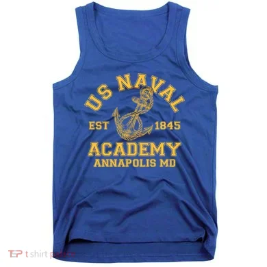 US NAVAL Est 1845 Academy Annapolis MD Tank Top