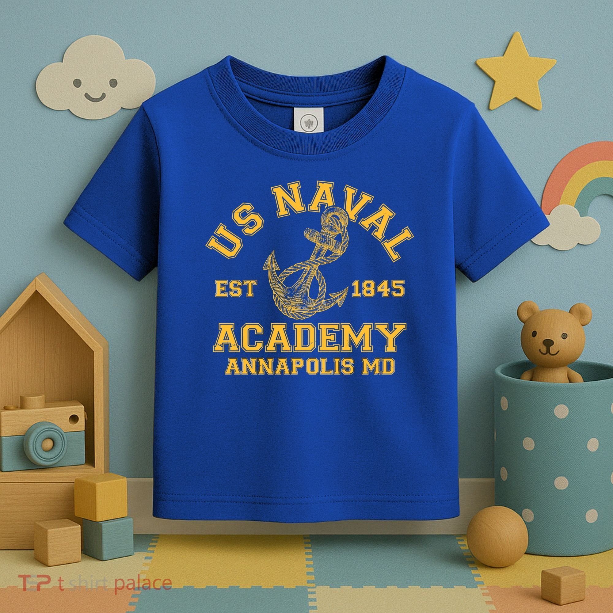US NAVAL Est 1845 Academy Annapolis MD Toddler T-Shirt