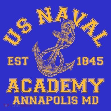 US NAVAL Est 1845 Academy Annapolis MD Visor