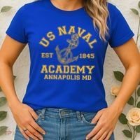 US NAVAL Est 1845 Academy Annapolis MD Women's T-Shirt thumb 2