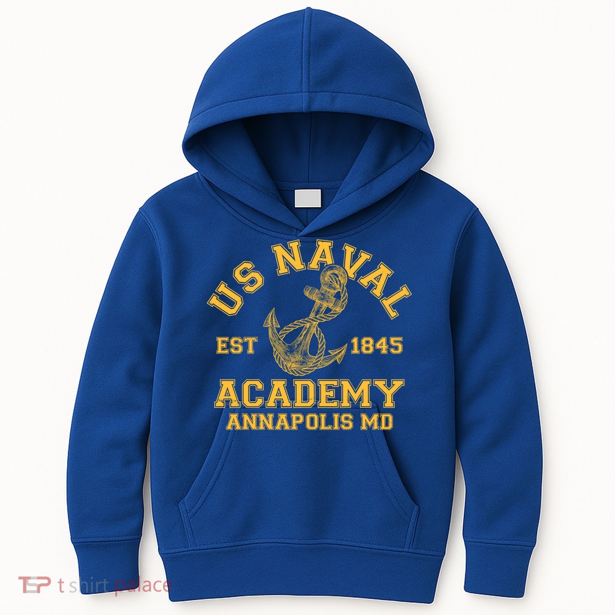 US NAVAL Est 1845 Academy Annapolis MD Kids Hoodie